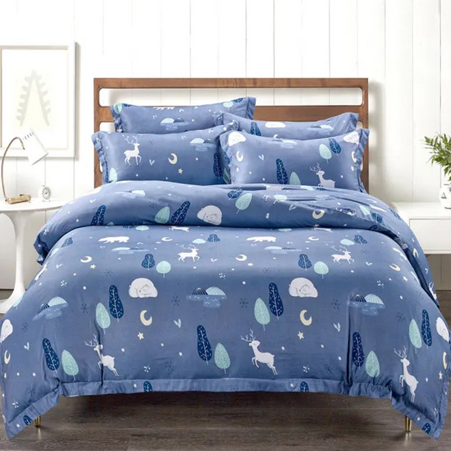 LoveCity 寢城之戀 吸濕排汗萊賽爾天絲 兩用被床包組 台灣製