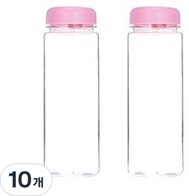 보틀트리 마이보틀 패트, 핑크, 500ml, 10개