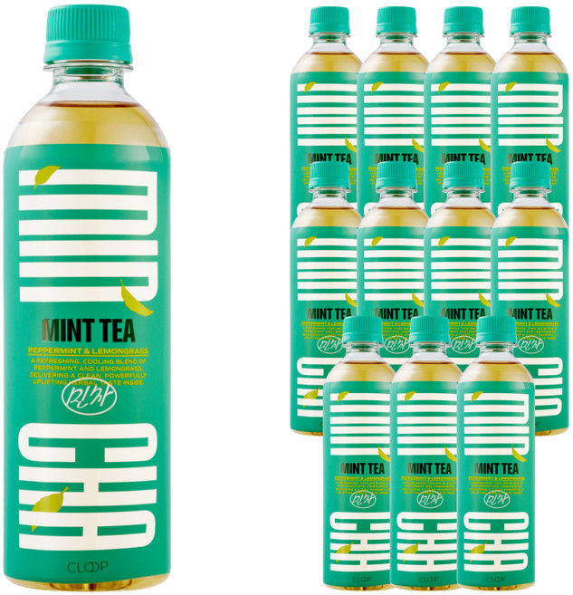 클룹 민차 페퍼민트 쿨링 허브티, 12개, 500ml