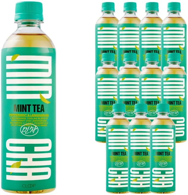 클룹 민차 페퍼민트 쿨링 허브티, 12개, 500ml - 쿠팡
