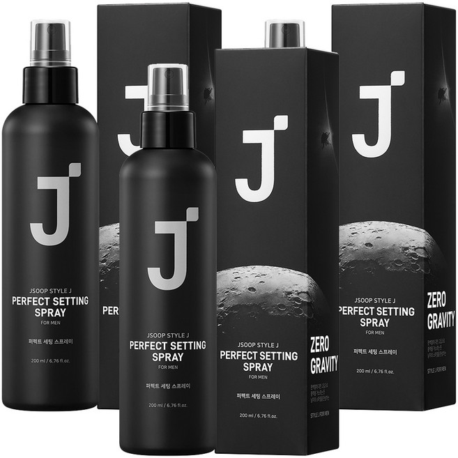 제이숲 스타일제이 포맨 퍼펙트 세팅 워터 헤어 스프레이, 200ml, 3개