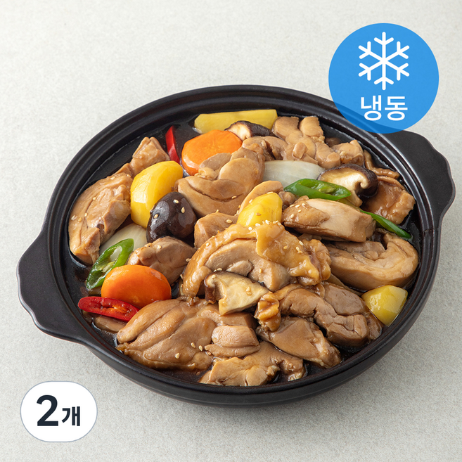 고급진 순살 안동찜닭 4개입 (냉동), 2개, 2kg