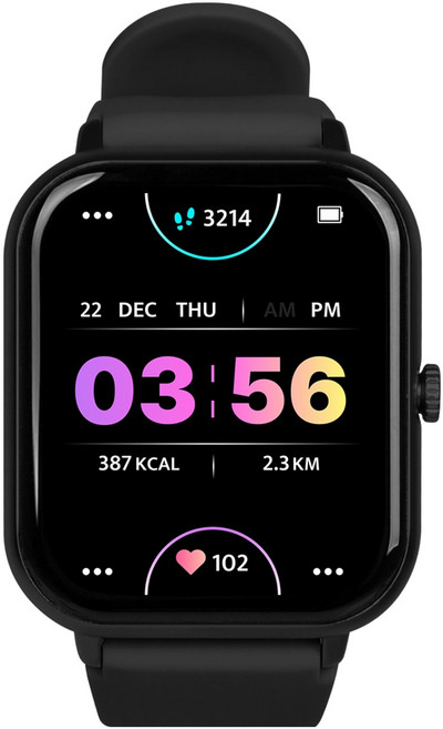 펭카 스마트워치2 PSW2004, 블랙, 4.6cm, 블루투스