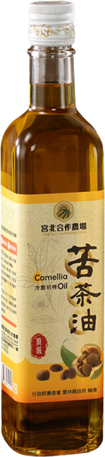 宮北合作農場 冷壓初榨苦茶油, 500ml, 1瓶