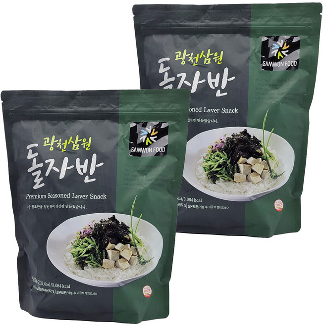 삼원 광천 돌자반, 500g, 2개