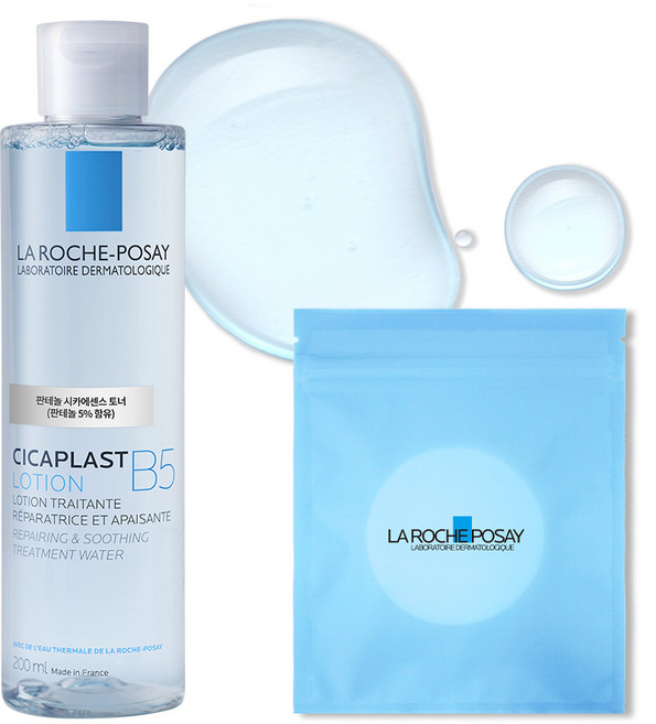 라로슈포제 시카플라스트 토너 B5 + 화장솜 30매 세트, 200ml, 1개