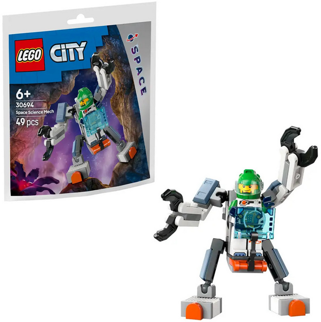 LEGO 30694 polybag 太空科學探索機甲 6歲以上, 多色, 1袋