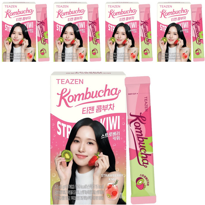 티젠 콤부차 스트로베리키위, 5g, 10개입, 5개