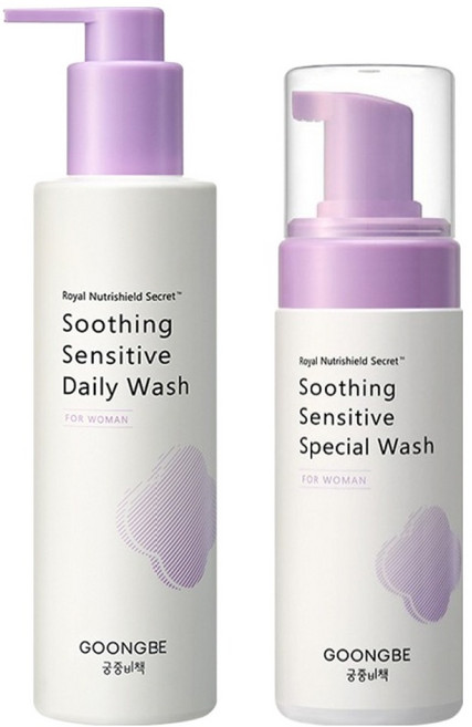궁중비책 수딩 센서티브 데일리 워시 200ml + 150ml 세트, 1개