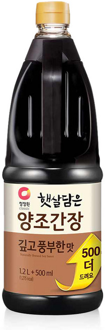 청정원 양조간장 깊고 풍부한 맛, 1개, 1.7L