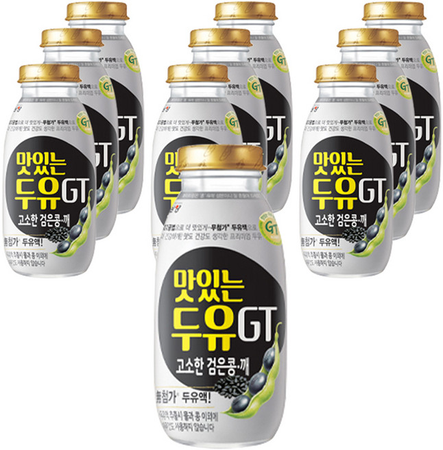 맛있는두유GT 고소한 검은콩 깨, 200ml, 50개