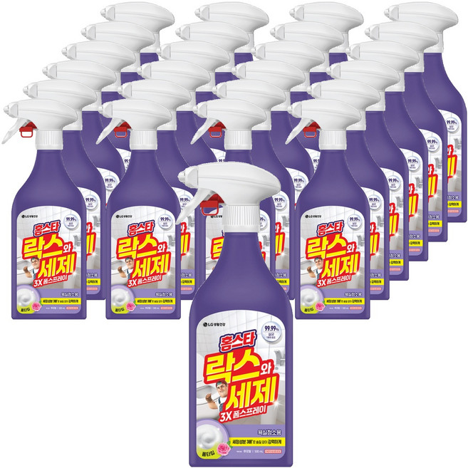 홈스타 락스와 세제 스프레이 후로랄, 500ml, 25개