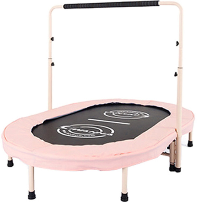 아이워너 2인용 타원형 트램펄린, 핑크
