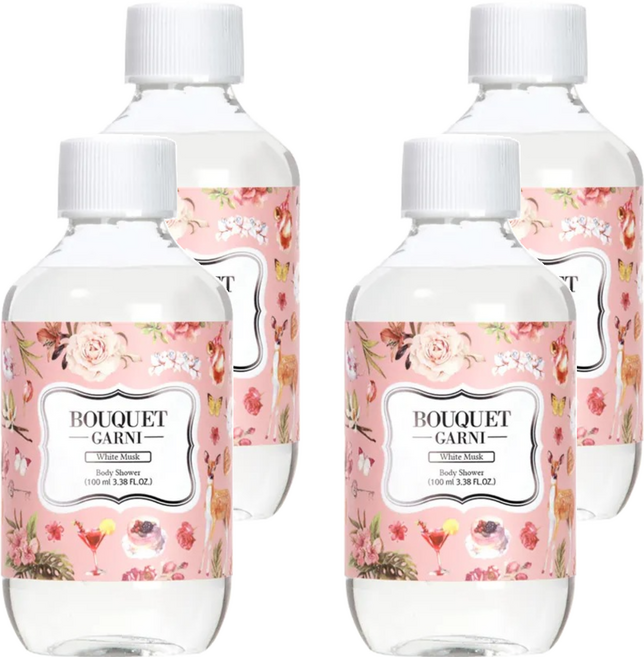 BOUQUET GARNI 璞珈妮旅行四件組 白麝香, 100ml, 4瓶