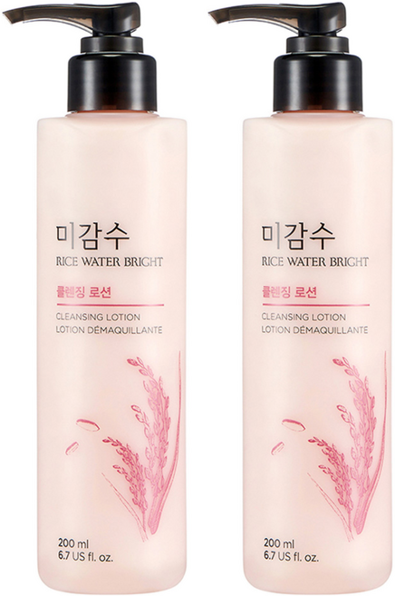 더페이스샵 미감수 브라이트 페이셜 클렌징 로션, 200ml, 2개