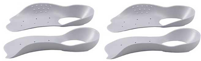 다올스 아치 맞춤 보조 기능성 깔창 그레이, 2세트