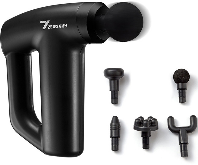 제스파 진동 전신 안마기 무선 자동 마사지건, ZP2730, 블랙