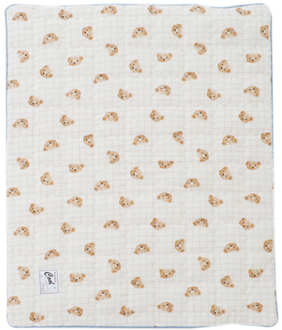 리토가토 반려동물 논슬립 인견 쿨매트, 체크베어, 1개