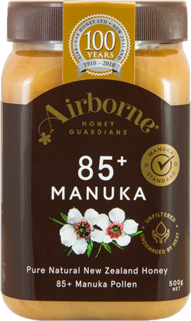 Airborne 艾爾邦 麥蘆卡蜂蜜花粉 含量85+, 500g, 1罐