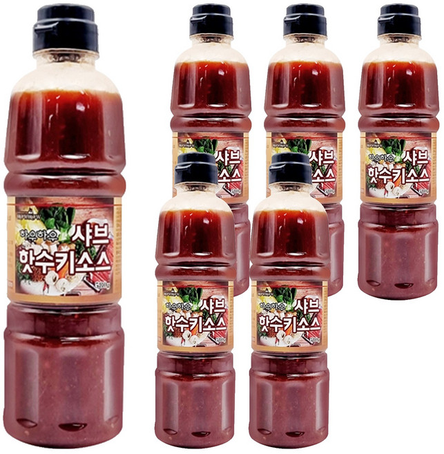 하우하우 샤브핫수끼소스, 500g, 6개