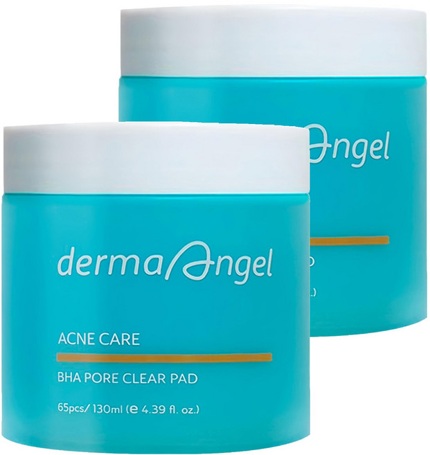 derma Angel 護妍天使 毛孔淨化爽膚棉 130ml, 65片, 2罐