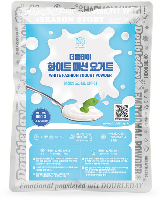 더블데이 화이트패션 요거트파우더, 1개, 800g