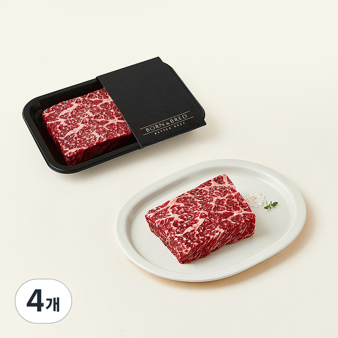 본앤브레드 한우 알우둔 1++(9) (냉장), 150g, 4개