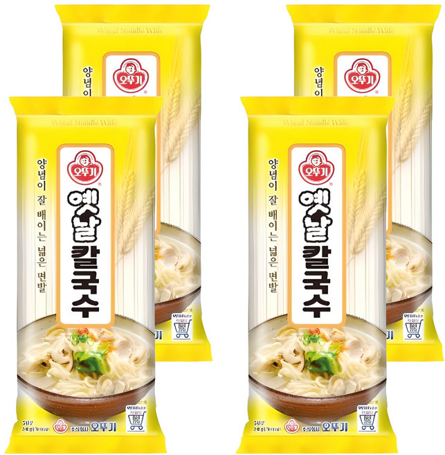 오뚜기옛날 칼국수, 500g, 4개
