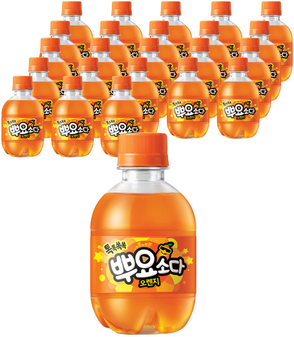 paldo 八道 橘子汽水, 245ml, 24瓶