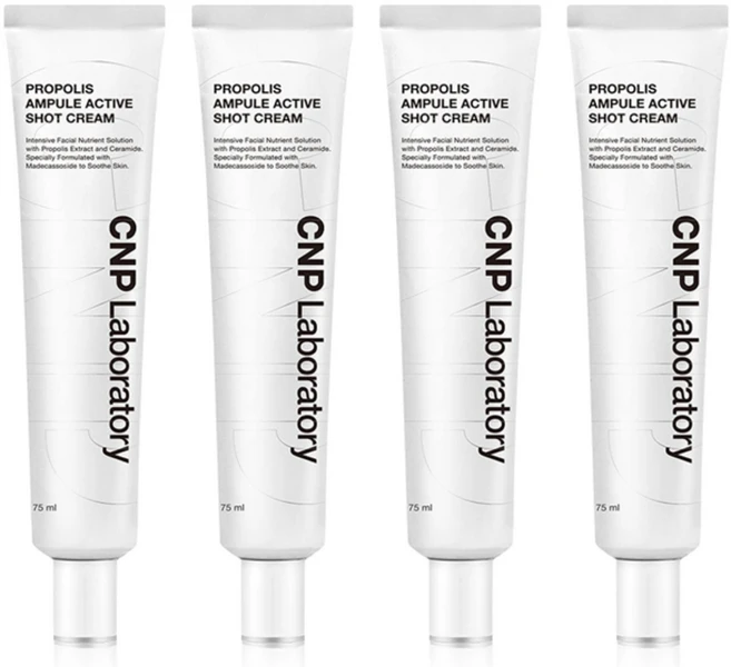 CNP차앤박 프로폴리스 앰플 샷 크림, 75ml, 4개 - 쿠팡