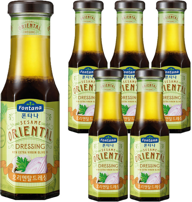 폰타나 오리엔탈 드레싱, 270g, 6개
