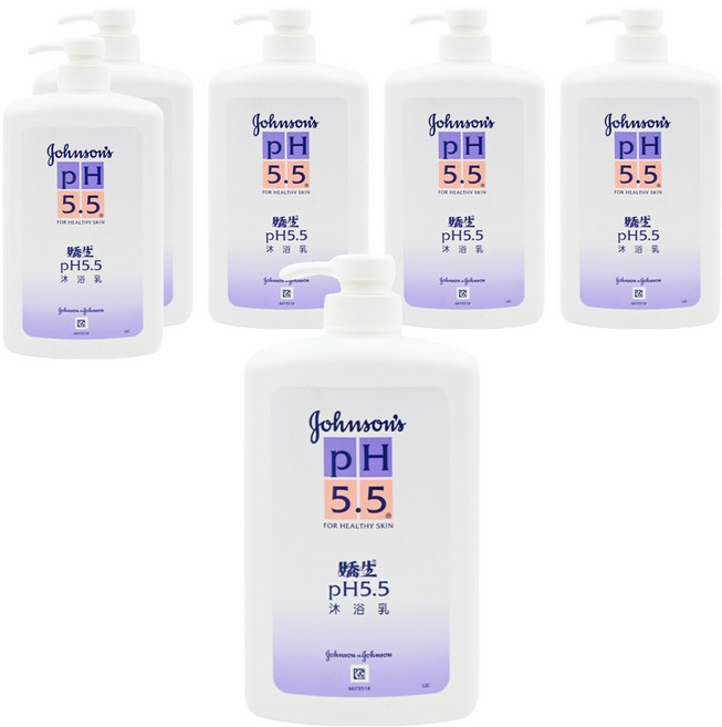 Johnson's 嬌生 PH5.5 沐浴乳, 1L, 6瓶