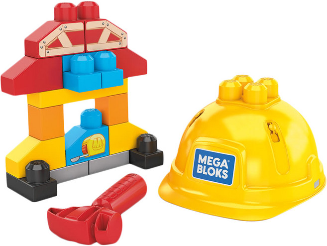 MEGA BRANDS 美高積木 費雪建築工具組 2歲以上, 多色, 1組