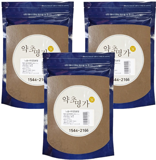 양초명가 느릅나무껍질분말, 3개, 250g
