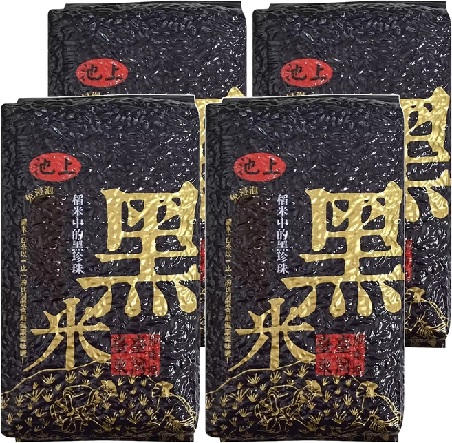池上鄉農會 池上黑米, 600g, 4包