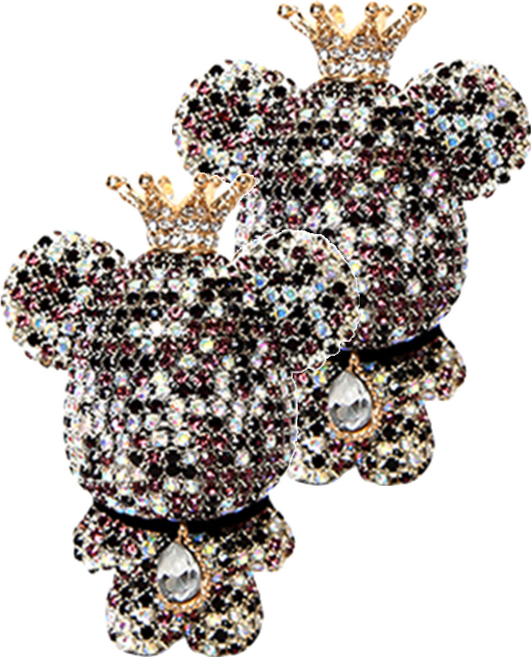 도그독 큐빅베어 차량용 방향제 오트밀, 2개, 블랙체리