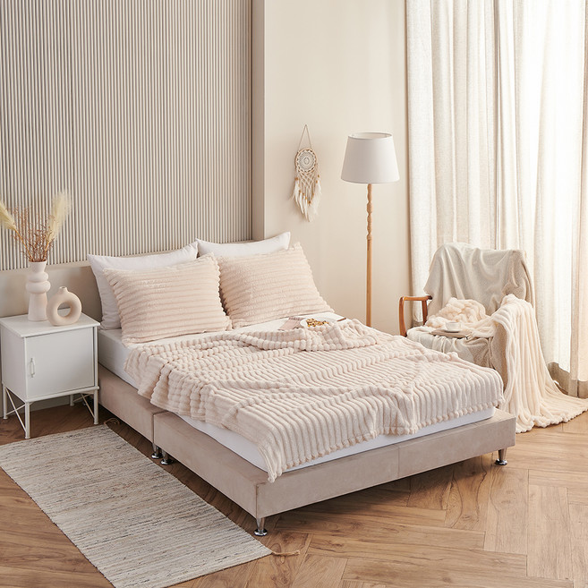 코멧 홈 코듀로이 극세사 담요