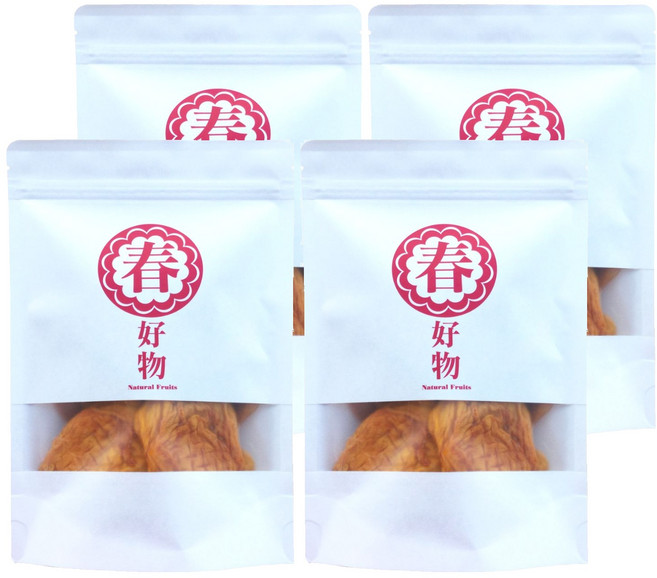 春哥好物 水果乾專賣 經典無加糖愛文芒果乾, 4個, 200g