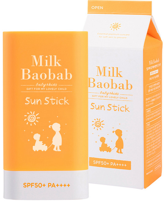 밀크바오밥 베이비 앤 키즈 선스틱 SPF50+ PA++++, 18g, 1개