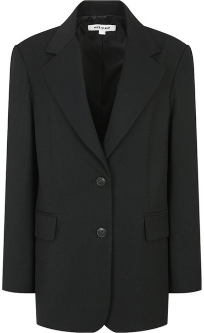 나이스클랍 여성용 싱글 중기장 자켓