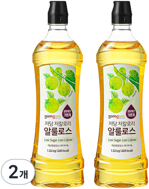 곰곰 저당 저칼로리 알룰로스, 1.32kg, 2개