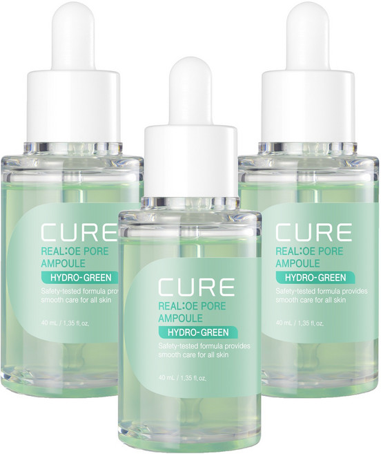 김정문알로에 큐어 리알로에 포어 앰플, 40ml, 3개