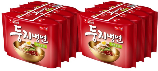 둥지냉면 비빔냉면 162g, 8개