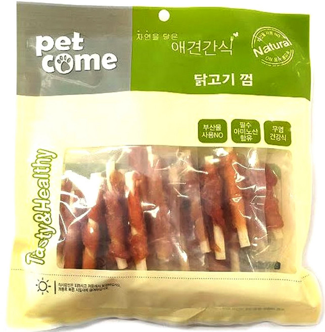 펫컴 강아지 수제간식, 닭고기, 200g, 1개