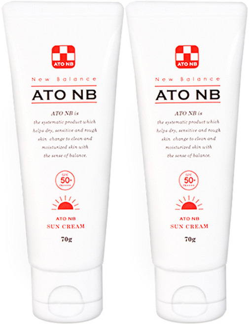 아토엔비 유아선크림 SPF50+ PA++++, 70g, 2개