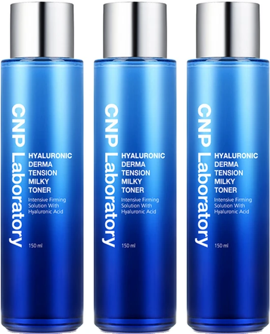 씨앤피 히알루로닉 더마 텐션 밀키 토너, 150ml, 3개 - 쿠팡