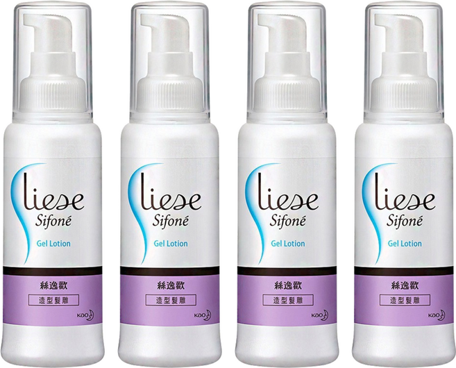 Liese 莉婕 塑髮系列造型髮雕, 100ml, 4瓶