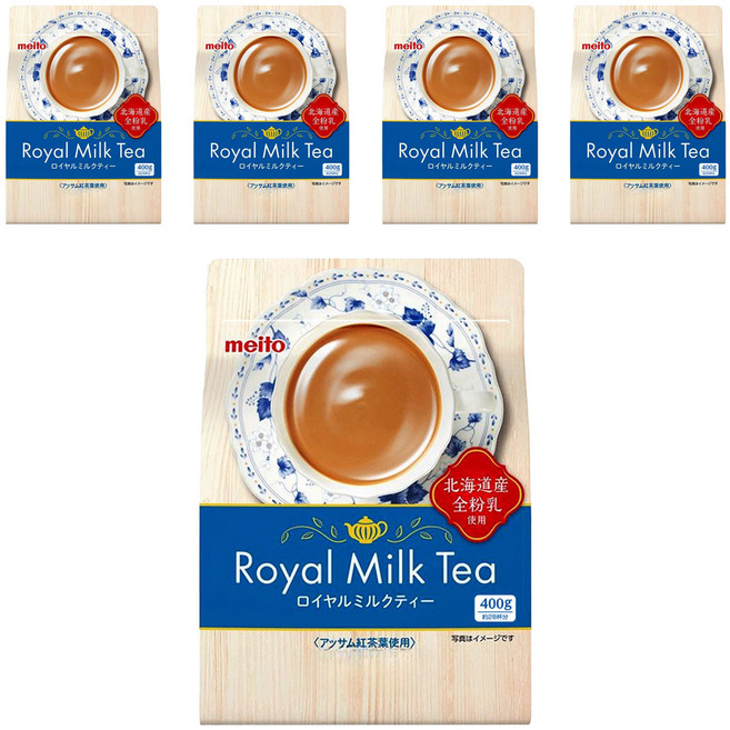 메이토 로얄 밀크티 분말, 400g, 5개, 1개입