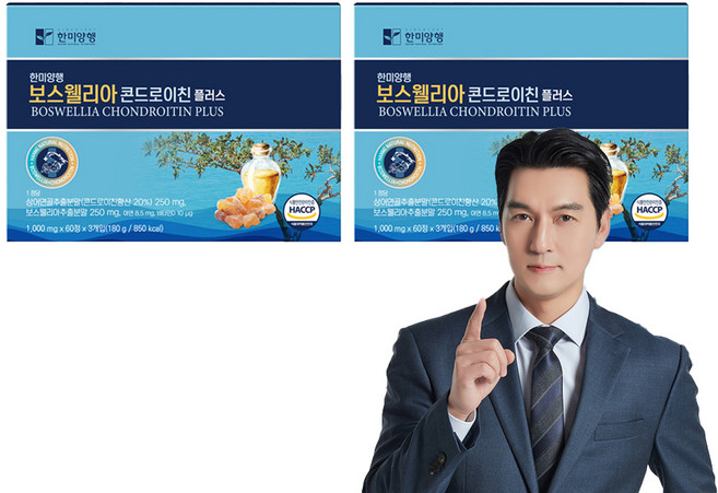 한미양행 보스웰리아 콘드로이친 플러스 선물세트, 180g, 2개