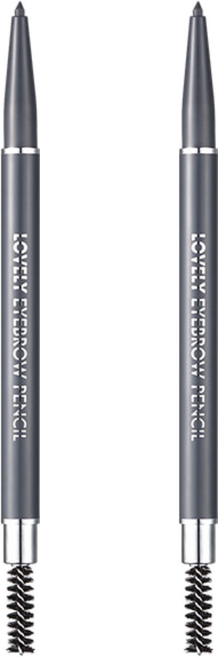 토니모리 러블리 아이브로우 오토펜슬, 2호 그레이, 2개